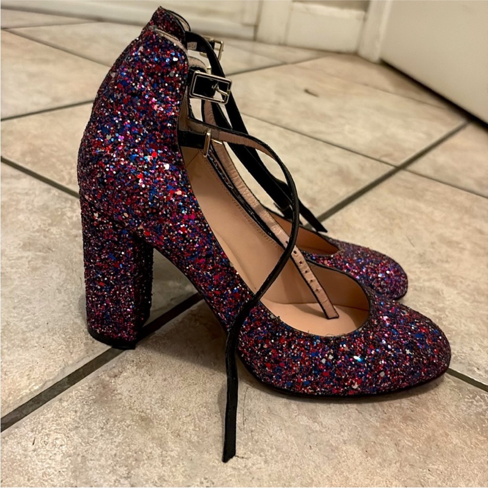 Kate Spade Glitter Heels US size 7.5 - Picture 4 of 6